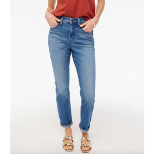 J Crew Women's Essential Straight Leg High Rise Stretch Denim Jeans 26 Petite